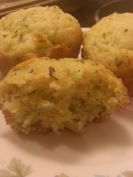 Coconut Lime Zucchini Muffins